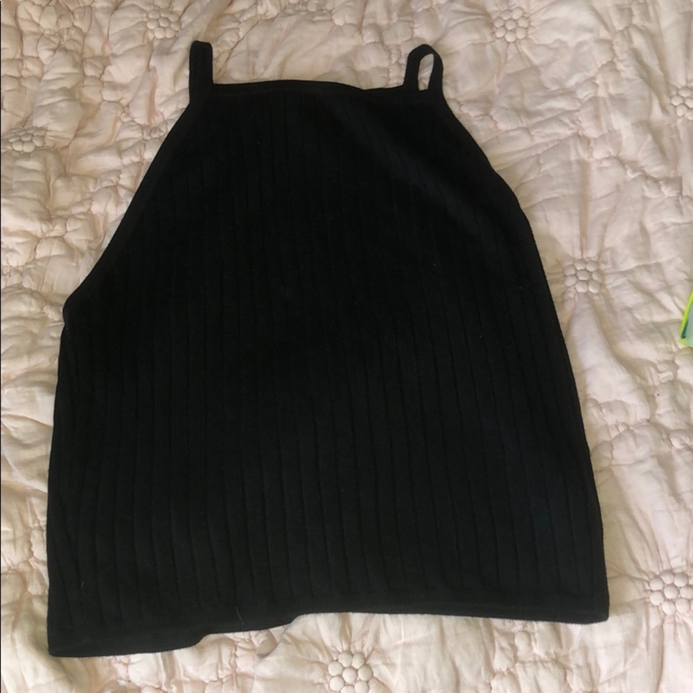 black tank top